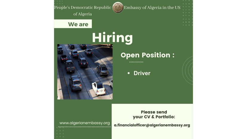 Job Announcement: Experienced Driver